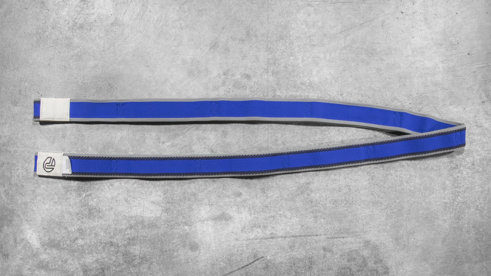 Blauwe off white riem sales